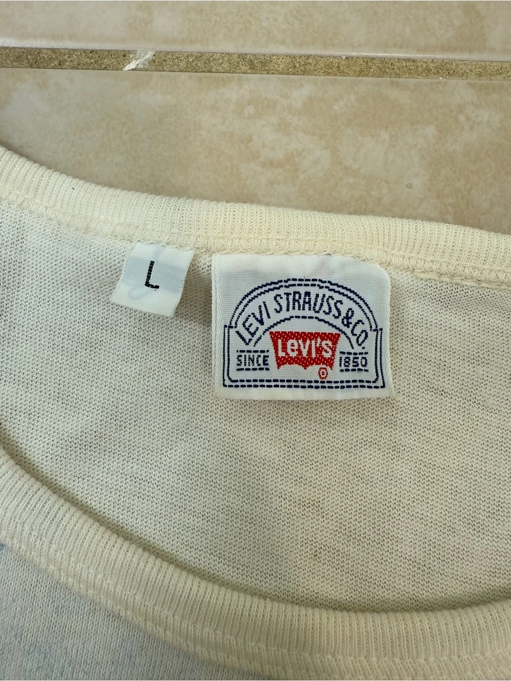 Rare Vintage 70s Levis Woodstock Photo Print T Shirt Holland Pop Festival Tee L